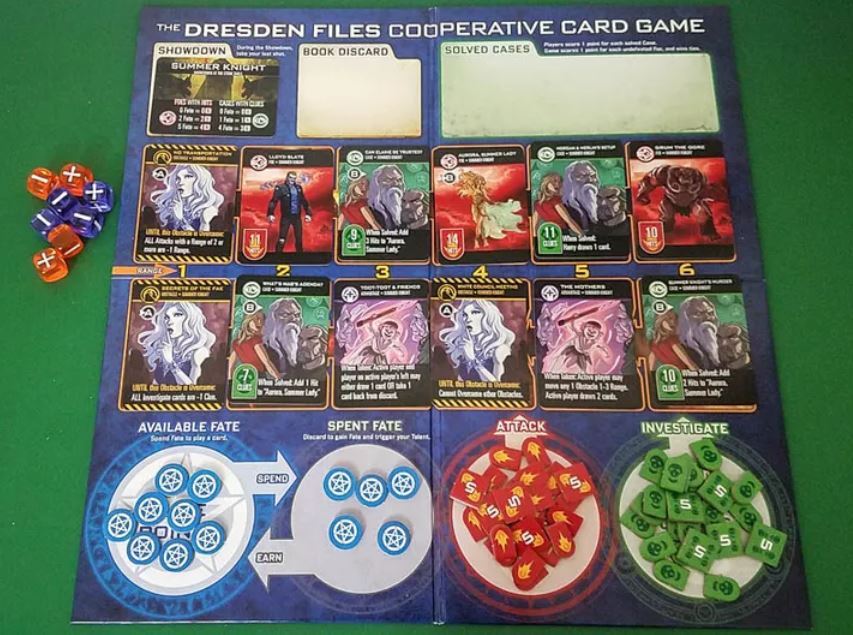 Dresden Files Cooperative Card Game The Playground