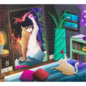 Puzzel - Exploding Kittens: Cat Mirror (1000)