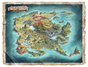 Adventures in Neverland: Oversized Gaming Mat