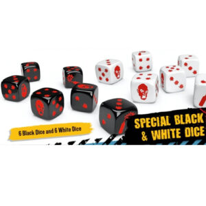 Zombicide 2nd Ed. Special Black and White Dice