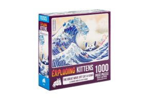 Puzzel - Exploding Kittens: Great Wave of Cat-a-Gawa (1000)