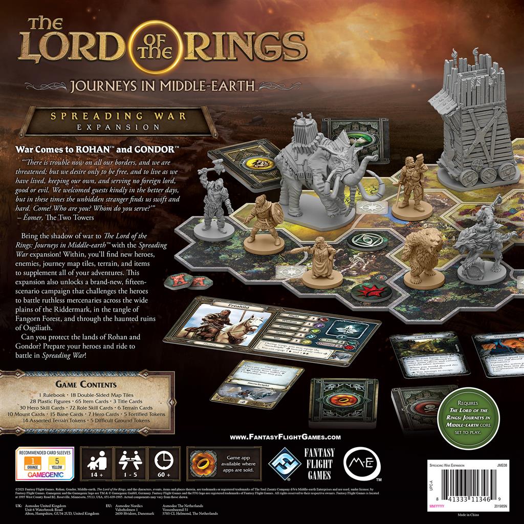 Lord of the Rings: Journeys in Middle Earth Spreading War - The Playground