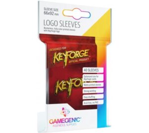 Keyforge Logo Red Sleeves (40)