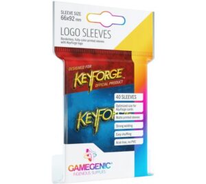 Keyforge Logo Blue Sleeves (40)