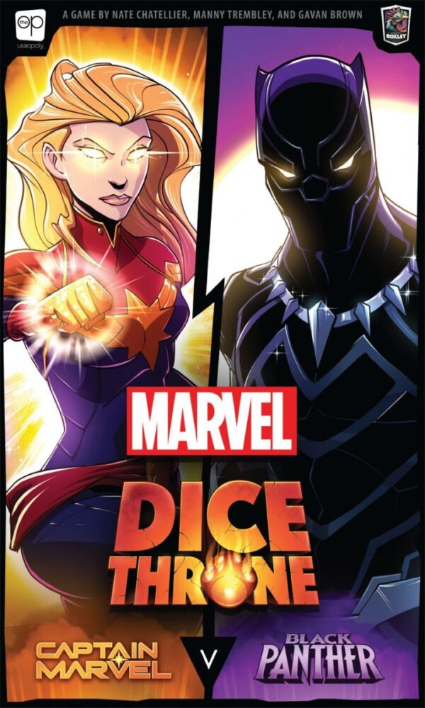 Dice Throne Marvel 2-Hero box: Captain Marvel v. Black Panther