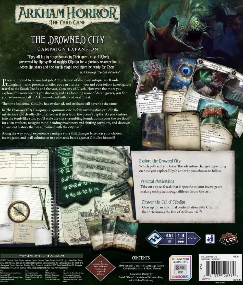 Arkham Horror: The Card Game – The Drowned City: Campaign Expansion