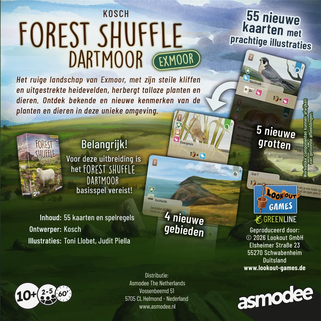 Forest Shuffle: Dartmoor - Exmoor NL