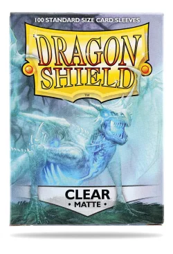 Dragon Shield Standard Sleeves - Matte Clear 63x88 mm (100 Sleeves)