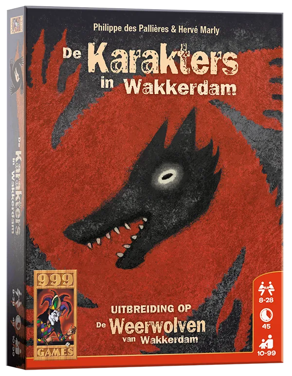 De Weerwolven van Wakkerdam: Karakters