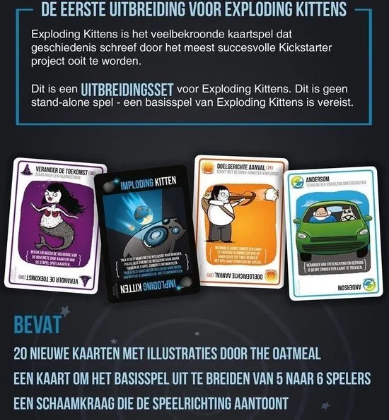 Imploding Kittens Uitbreiding NL