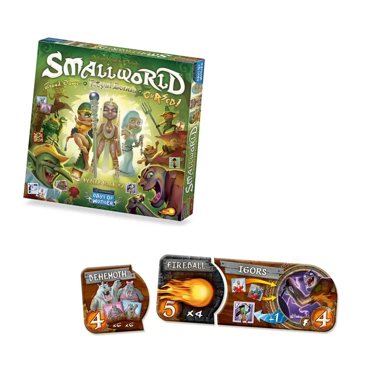 Small World - Pack 2 - Grand Dames. Cursed. Royal Bonus