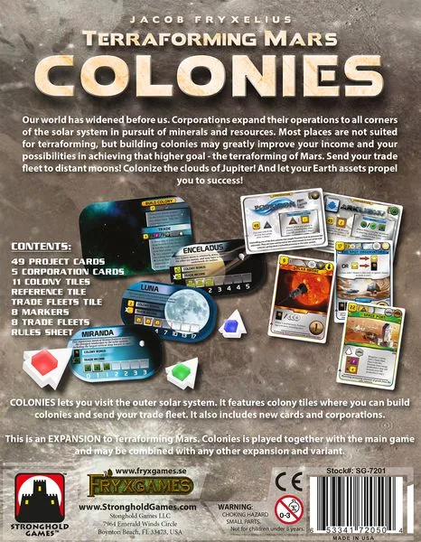 Terraforming Mars Colonies ENG