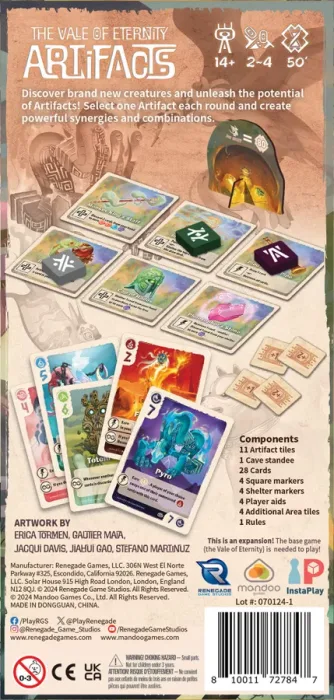 The Vale of Eternity: Artifacts ENG