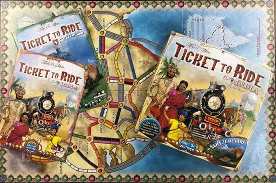 Ticket to Ride - India/Zwitserland