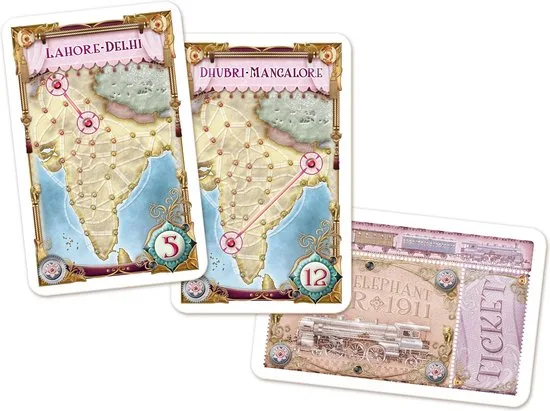 Ticket to Ride - India/Zwitserland