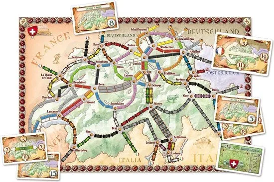 Ticket to Ride - India/Zwitserland