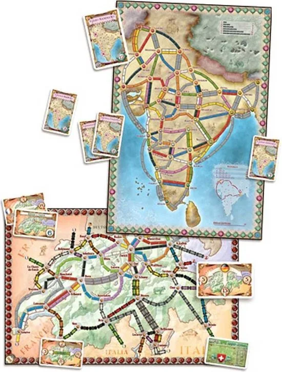 Ticket to Ride - India/Zwitserland